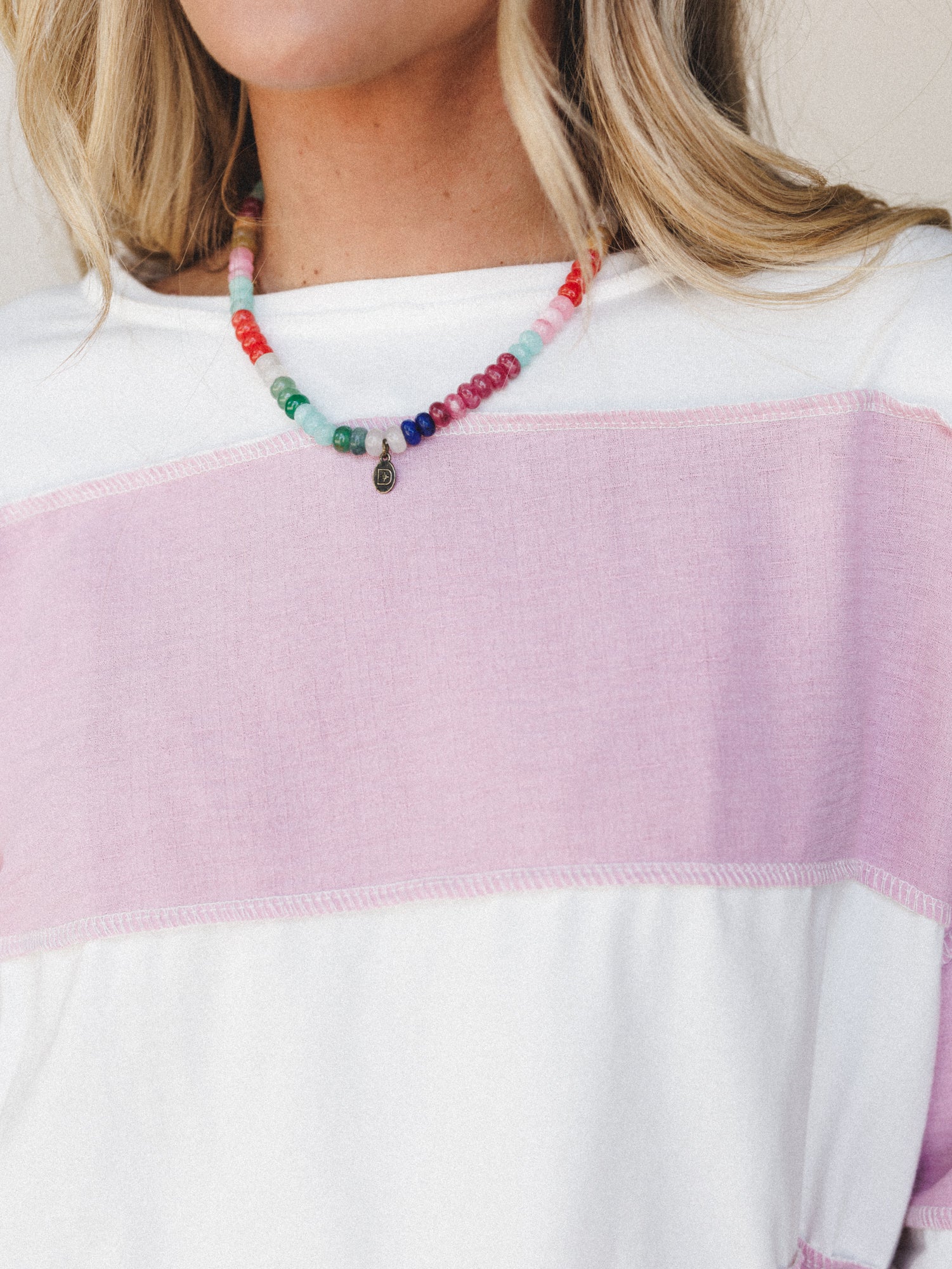 Camille Beaded Necklace - Multi