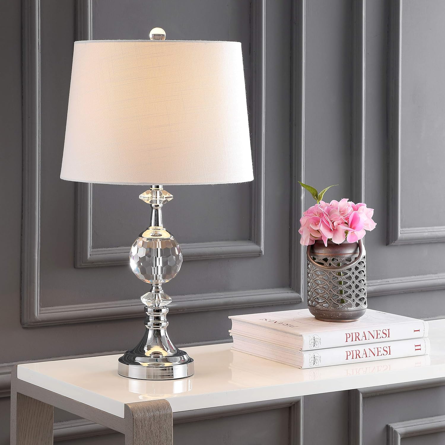 25.5 LED Crystal/Metal Lamp E41773