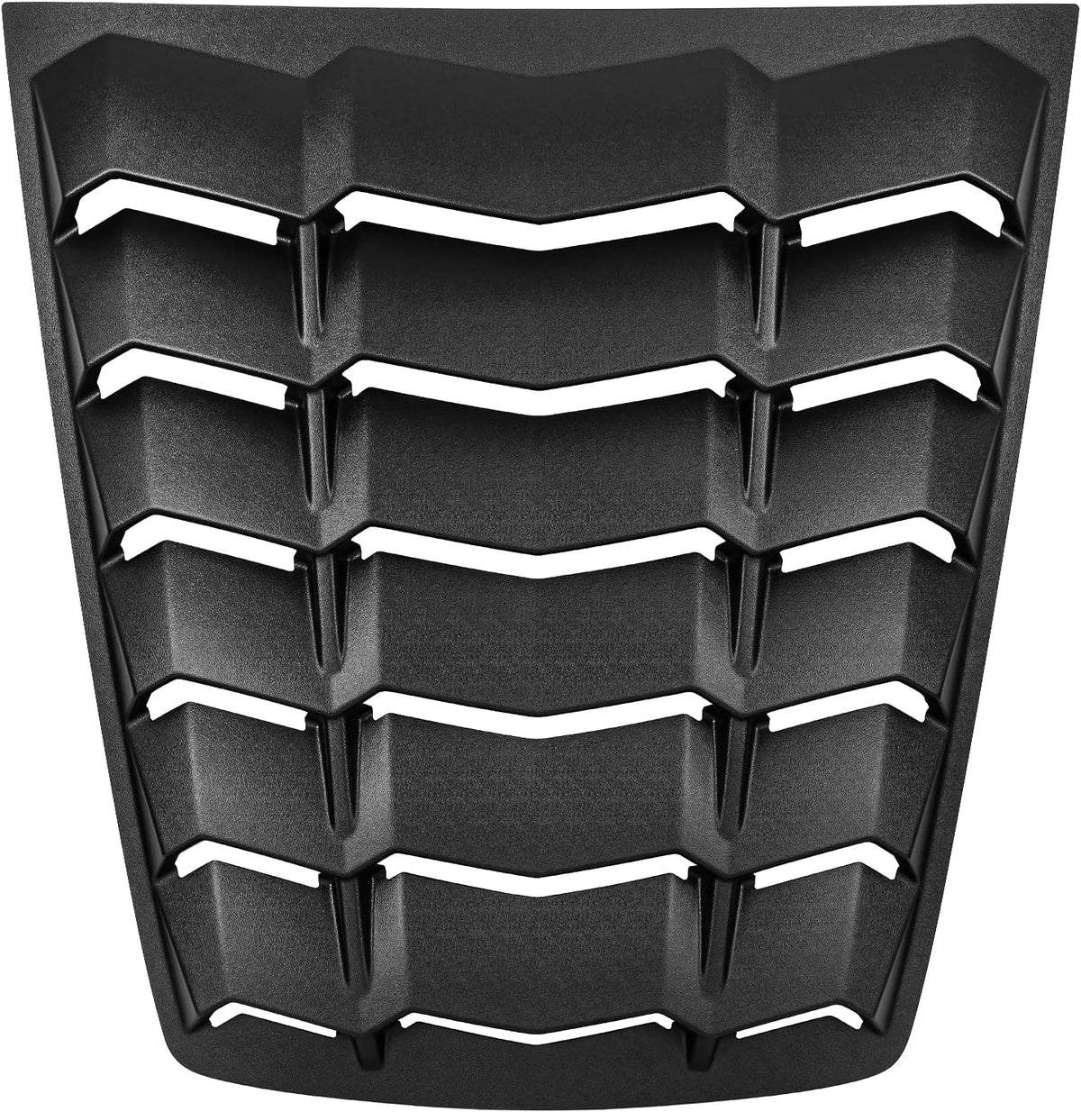 Rear Window Louver Sunshade Cover ABS Matte Black B879
