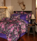 Queen 4 Piece Camo Comforter Bedding Set Z1057