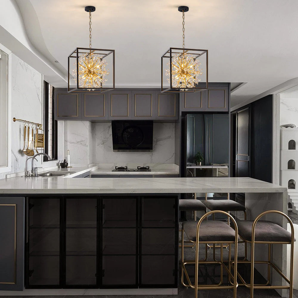 10-Light Dimmable Crystal Chandelier K4680