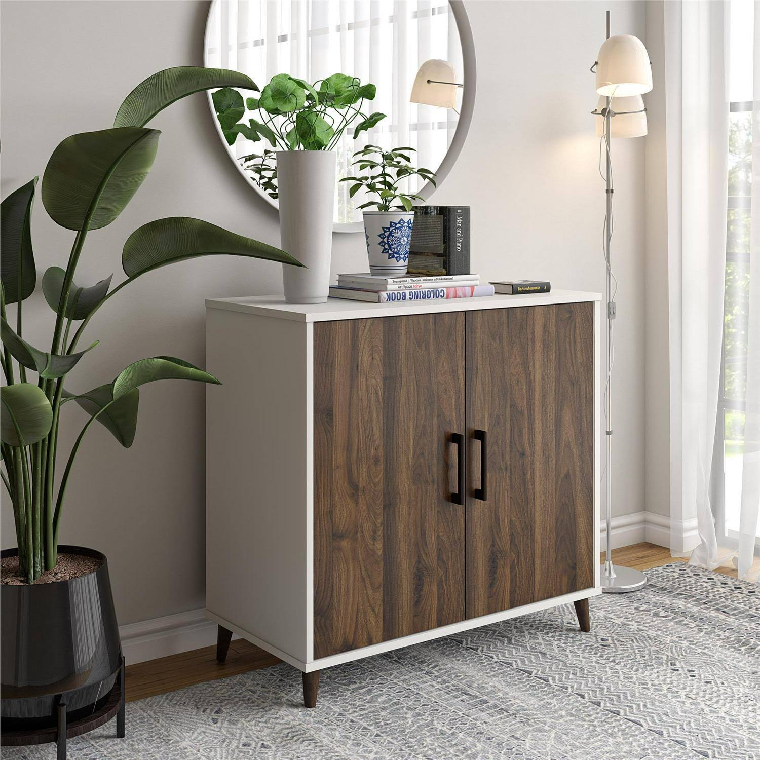 White Accent Cabinet Y642808