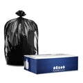 32-33 Gallon Black Trash Bags, 2.3 Mil, 100 / Case V172858