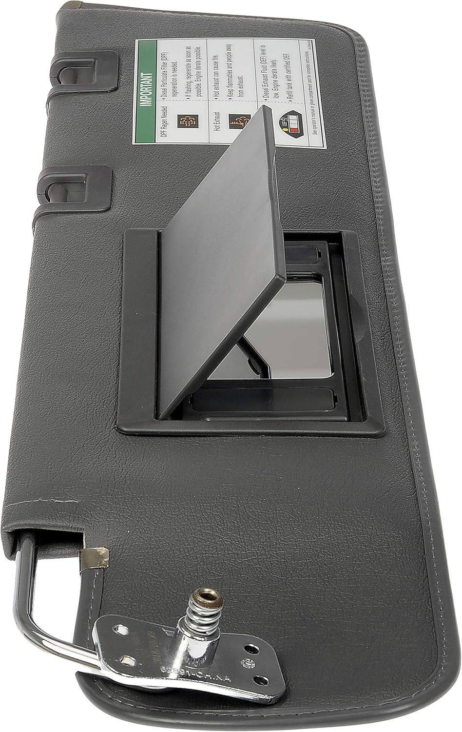 Gray Driver Side Sun Visor U764