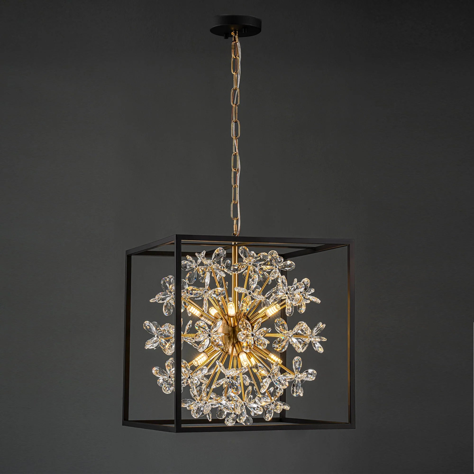 10-Light Dimmable Crystal Chandelier K4680