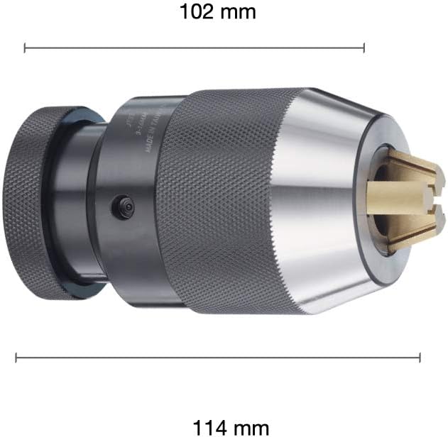 1/64"-1/2" Heavy Duty Keyless Drill Chuck, JT6 Mount, Titanium Jaws R3999