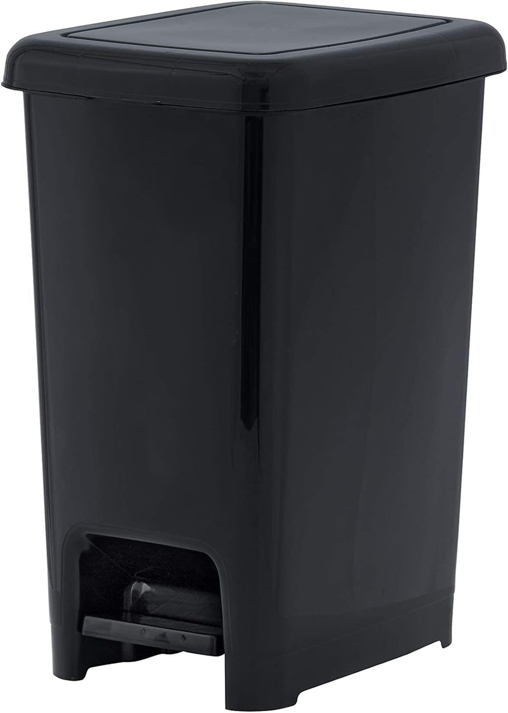 Black Slip Peddle Trash Can C44698