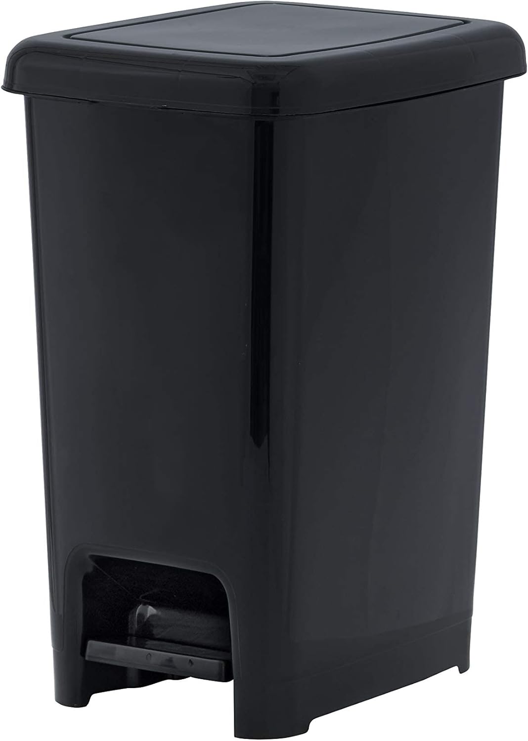 Black Slip Peddle Trash Can C44698