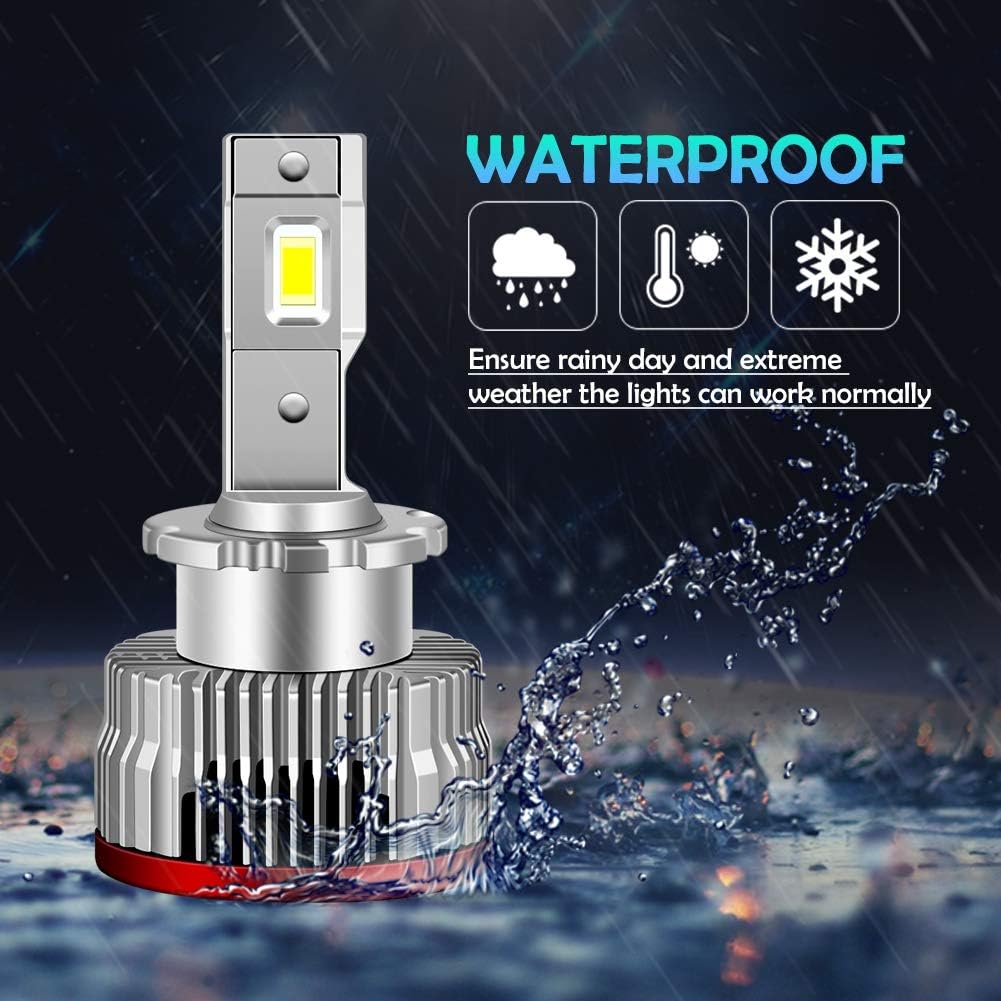 D2S D2R LED Headlight Bulb 35W 6000K Xenon White Pack of 2 C889