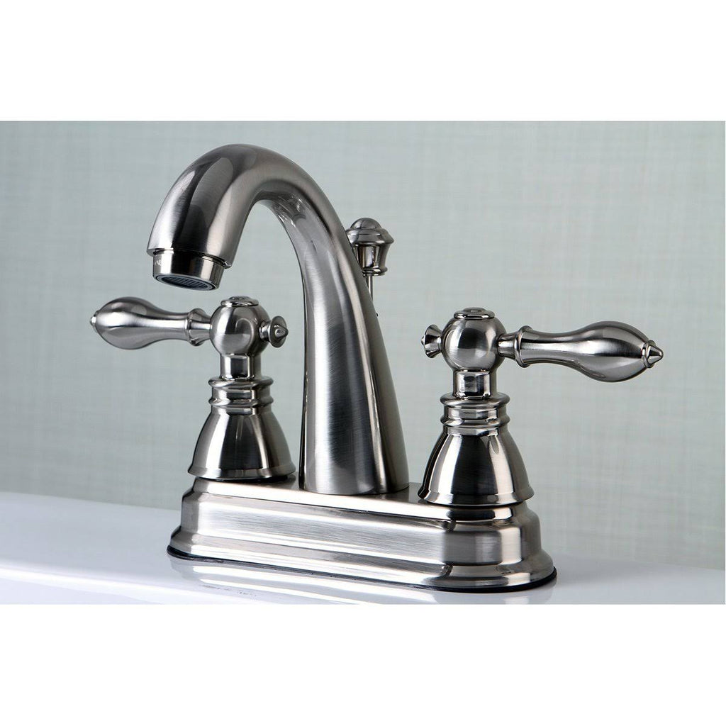Satin Nickel Two-Handle Centerset Lavatory Faucet Y68047