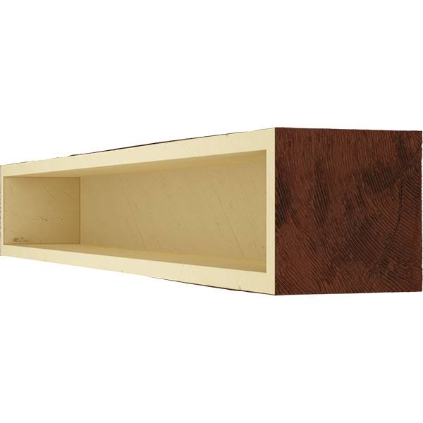 Sandblasted Faux Wood Fireplace Mantel L882301