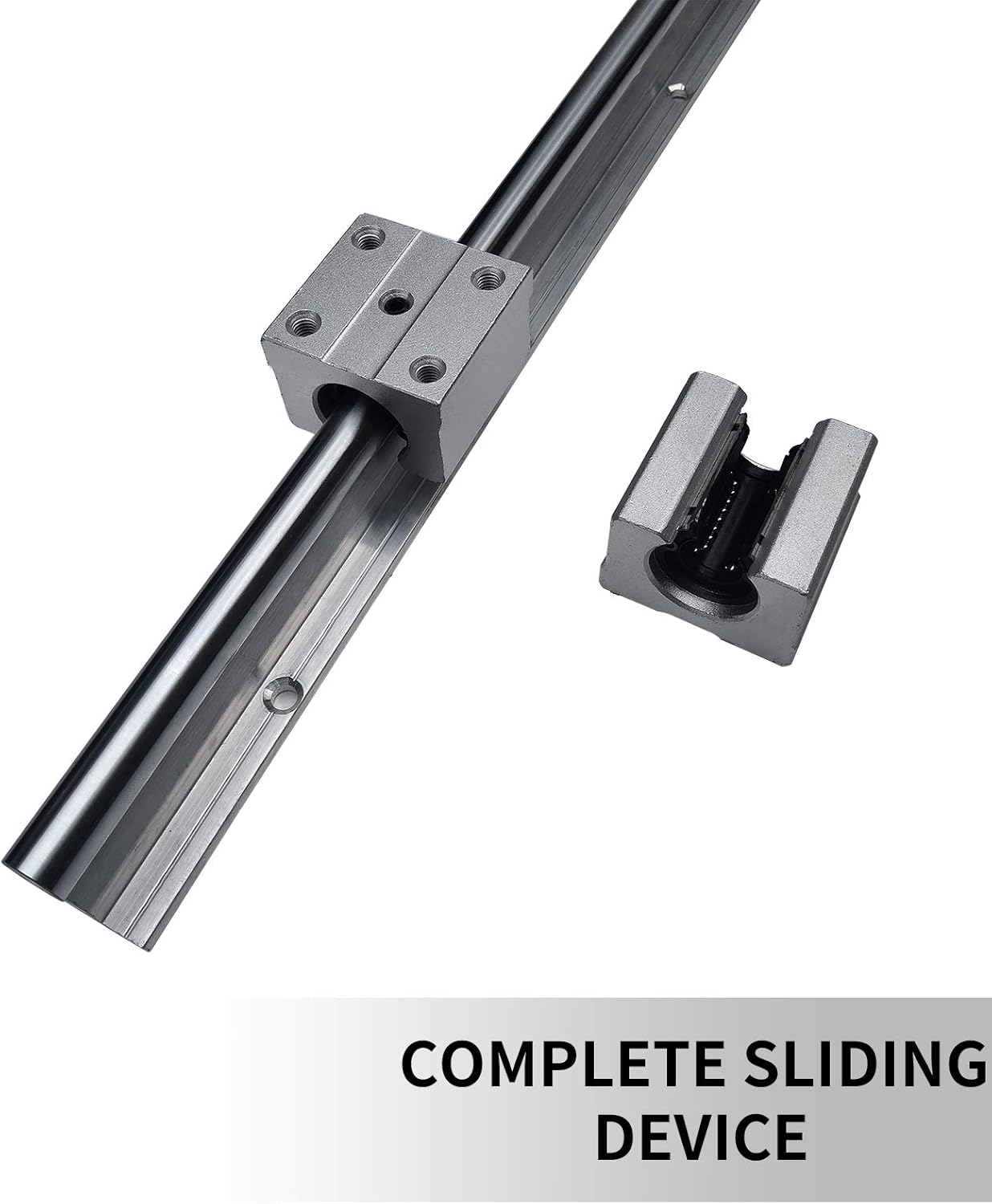 Linear Rail SBR12-1000mm 2Set Slider Guide with 4X SBR12UU Bearing Block M31361