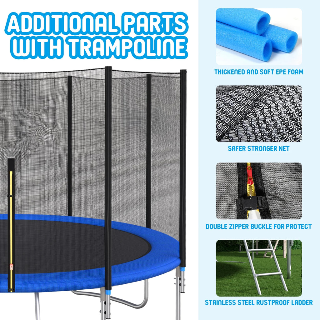 16FT Trampoline with Basketball Hoop 1600LBS G314503