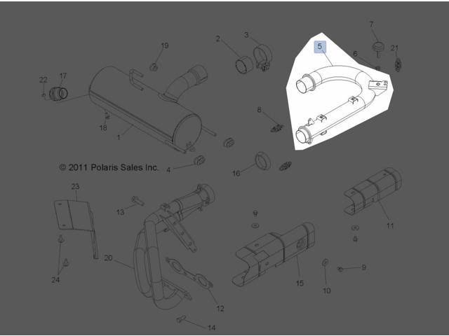 OEM Exhaust Pipe H859