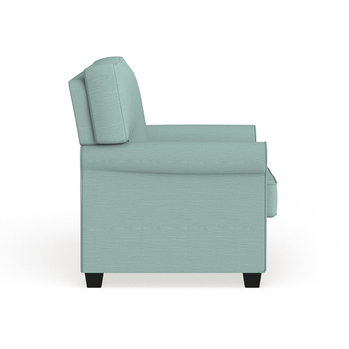 Yellow Padded Linen Arm Chair I19619