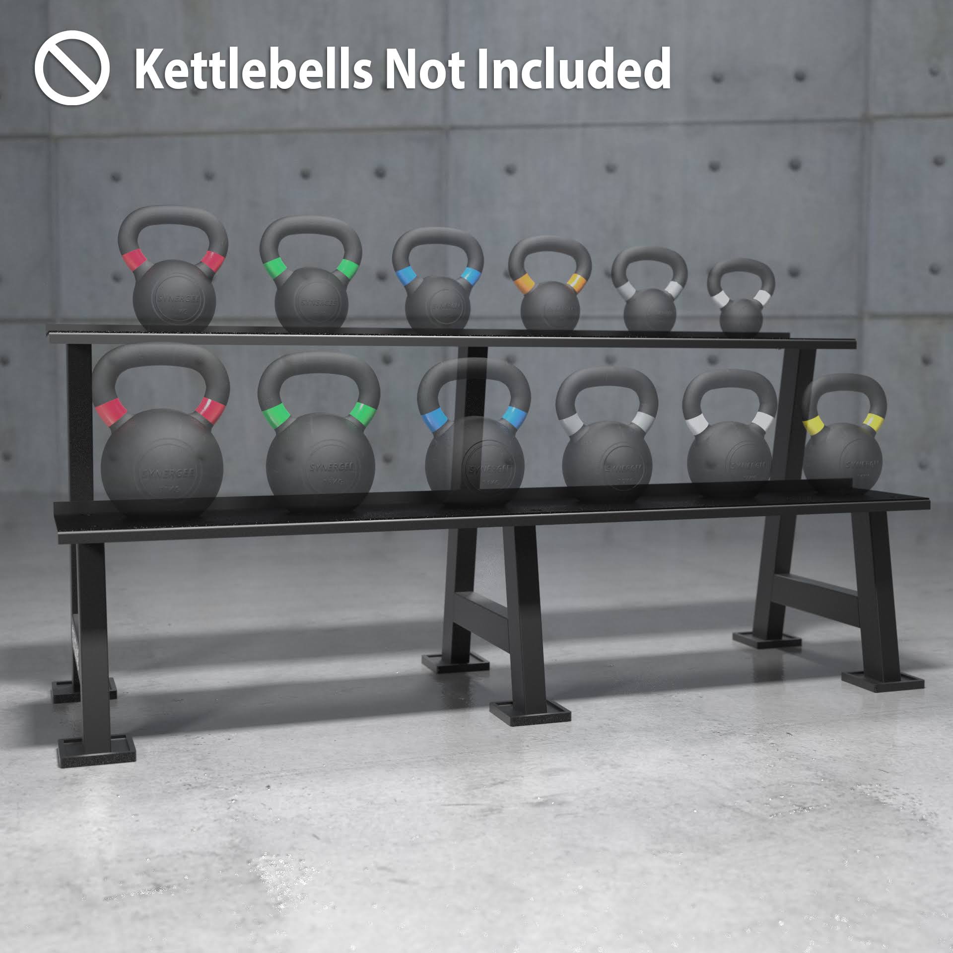 Black Kettlebell Rack W2561