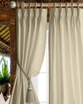 Beige Blackout Curtains 2 Panels W(21"+21") L120 W1818