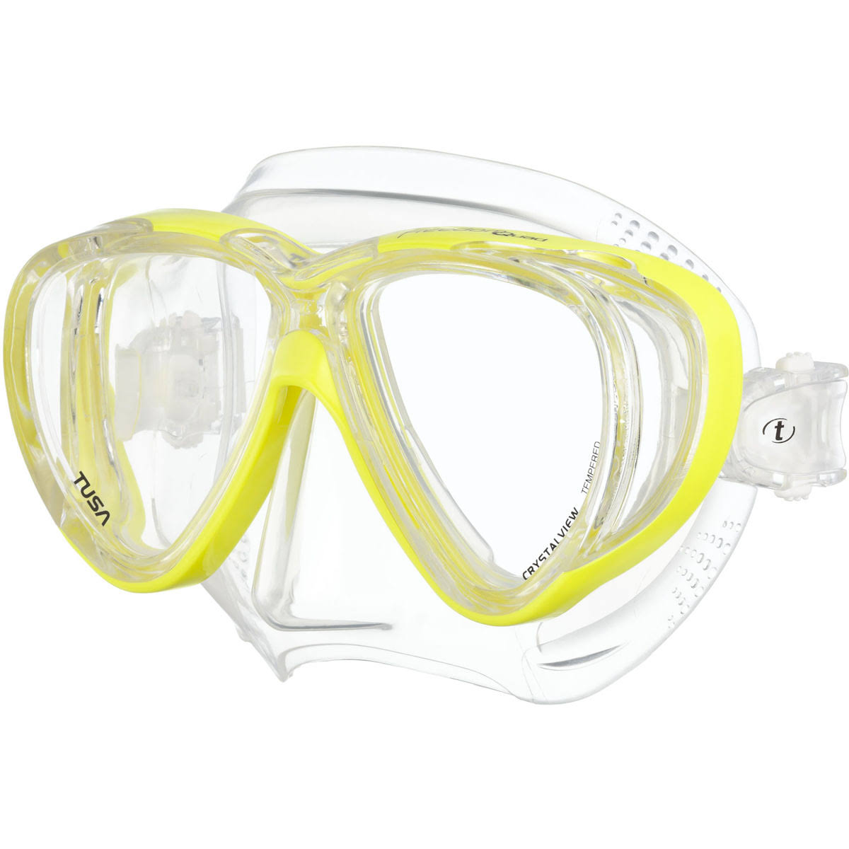 Black/Fist Tale Blue Diving Mask W92883