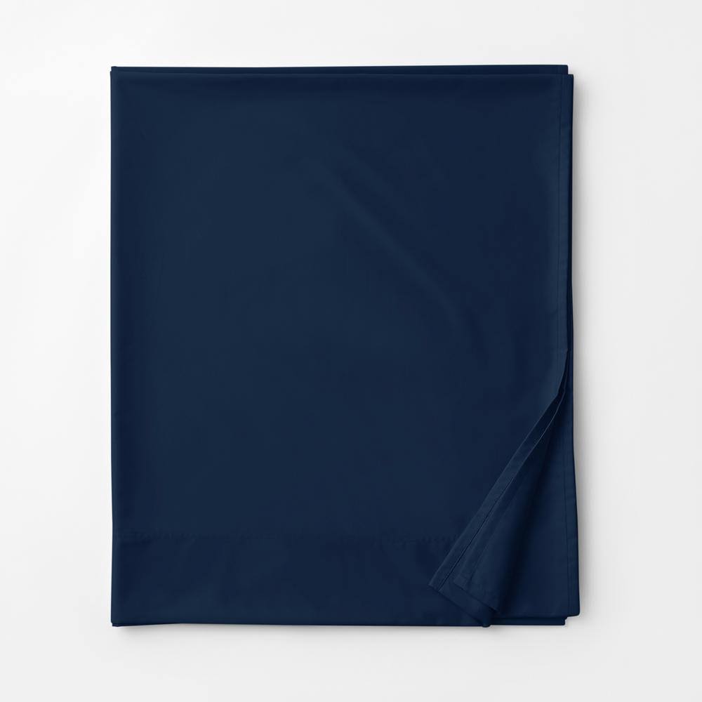 Midnight Blue 450 Thread Count Supima Cotton Sateen California King Deep Pocket Sheet S122098