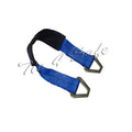 2 x 18 in. Axle Straps with Abrasive Sleeve & Delta Ring, Blue - 4 Piece W81589