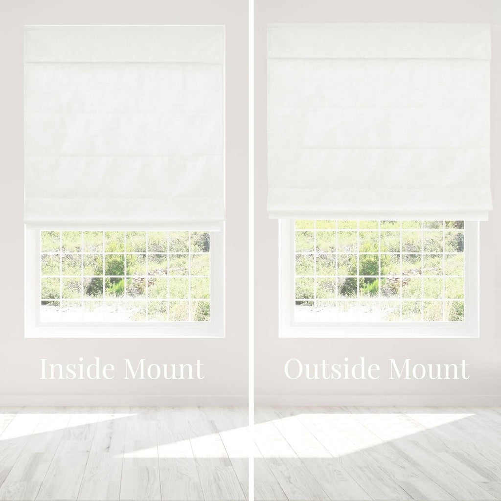 Brown Blackout Roman Shade 29 inchw x 64 inchh K938473