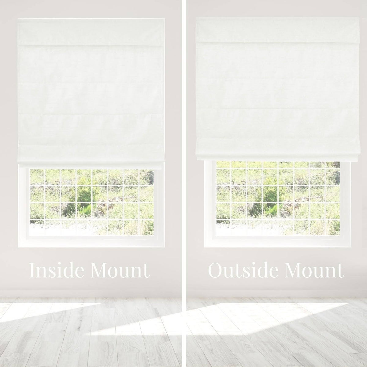 Brown Blackout Roman Shade 29 inchw x 64 inchh K938473