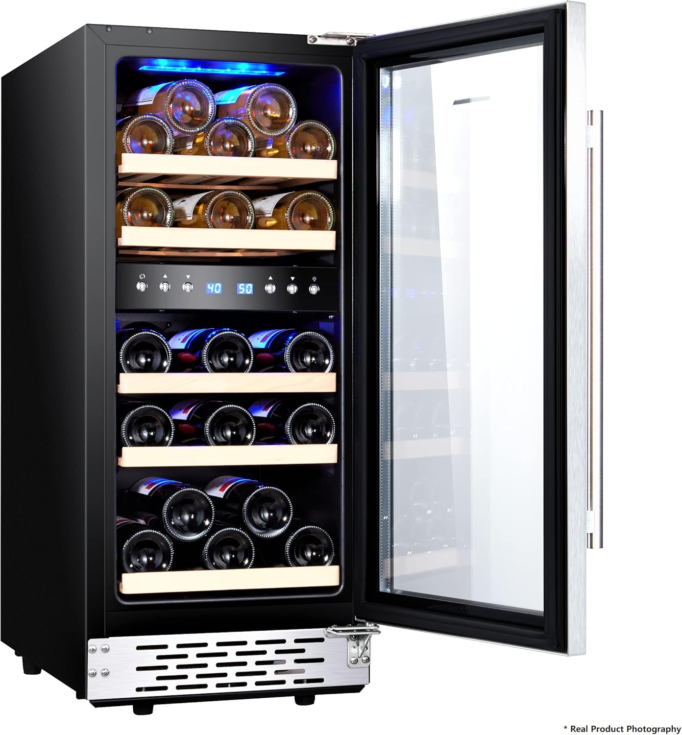 15 Inch Dual Zone Wine Cooler Refrigerator X513869