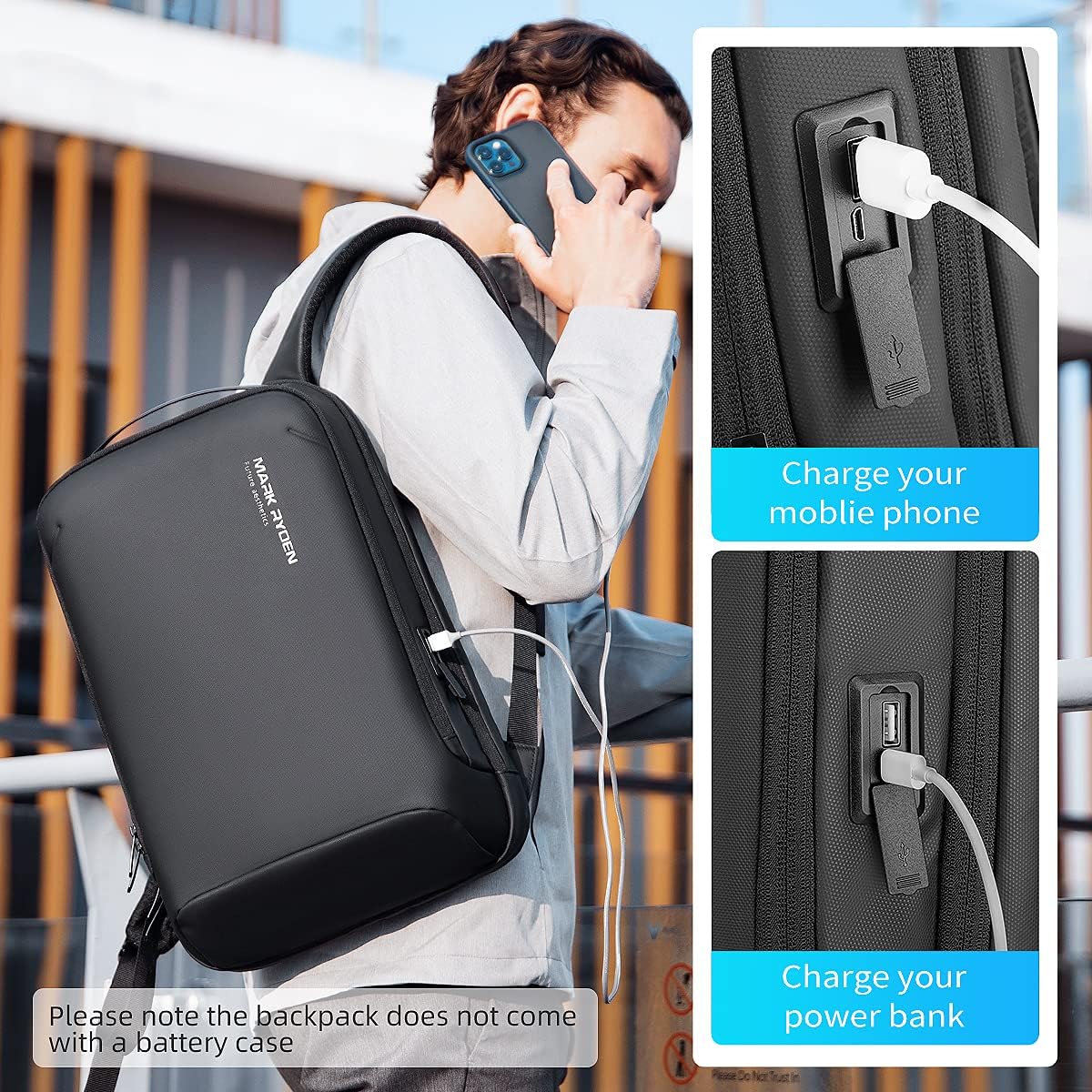 Hard Shell Laptop Backpack for 17.3inch PC K501
