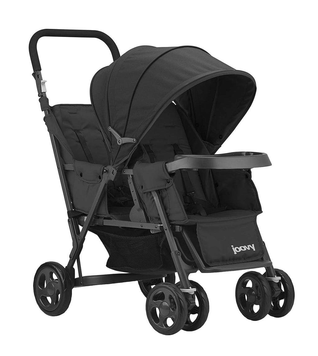 Black Stand-On Tandem Stroller C499