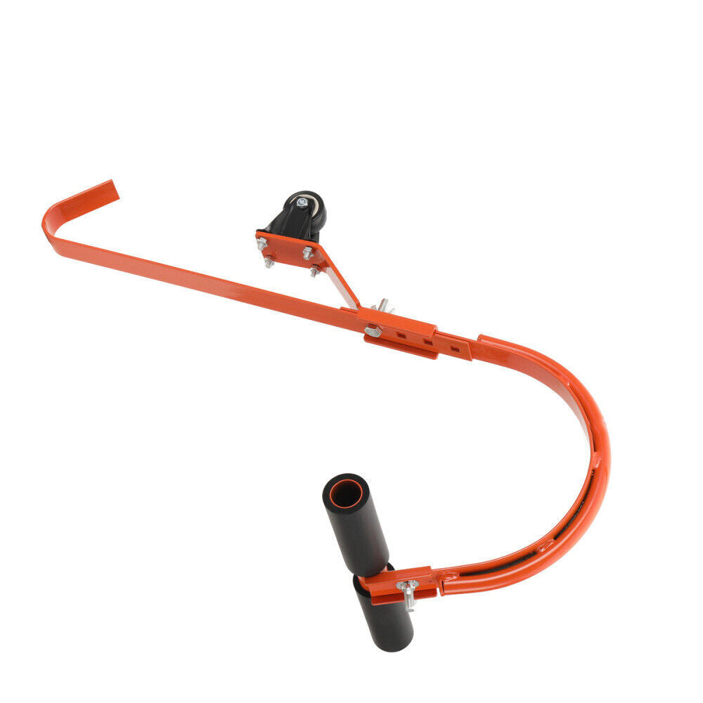 2 Pack Heavy Duty Steel Ladder Roof Hook with Wheel M223
