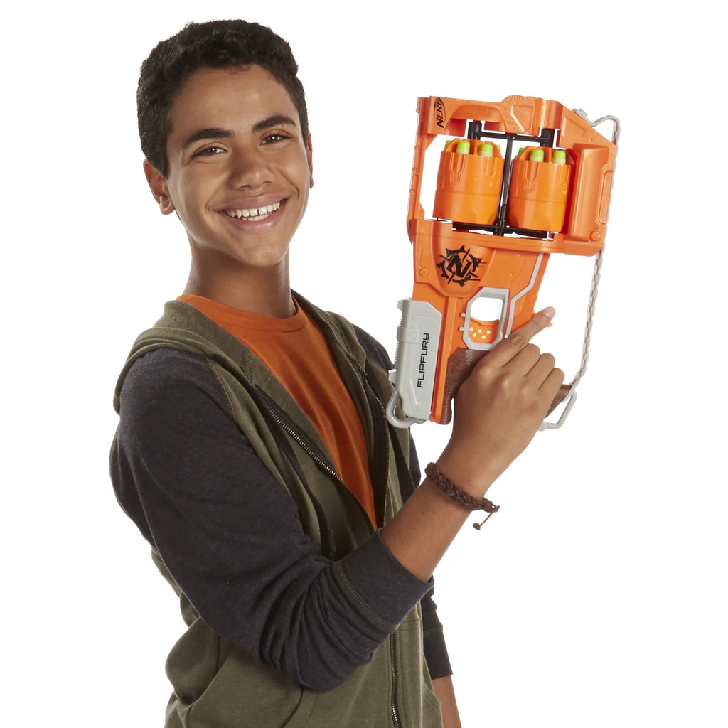 Nerf Zombie Strike Toy Blaster with 2 Flipping Drums and 12 Elite Darts Q45179