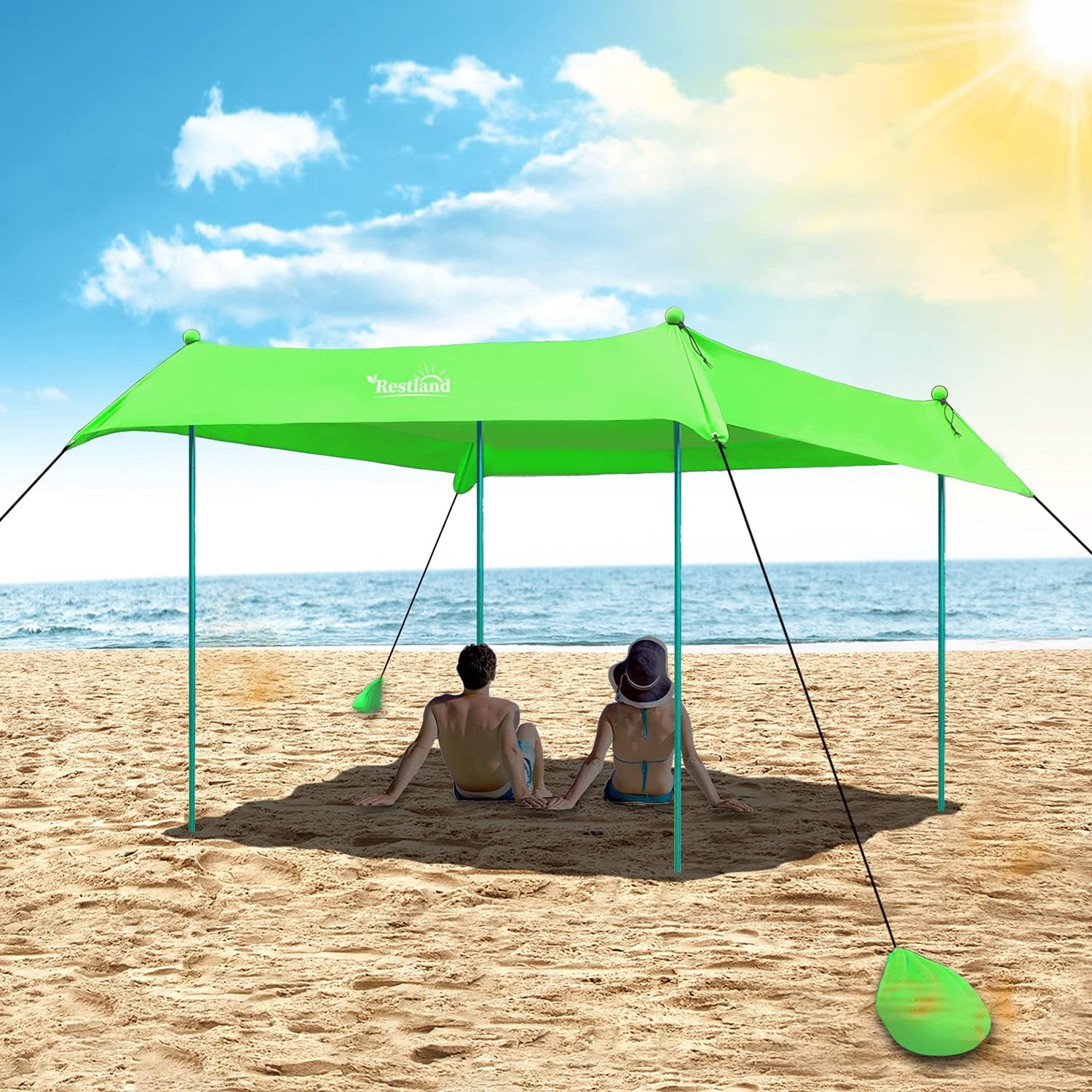 10x10FT Pop Up Sun Shelter with Carry Bag Z7722