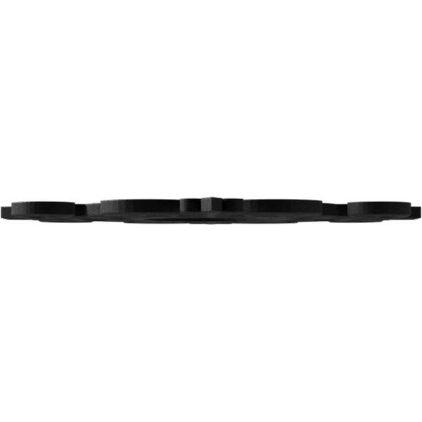 Black PVC Pierced Ceiling Medallion J490727