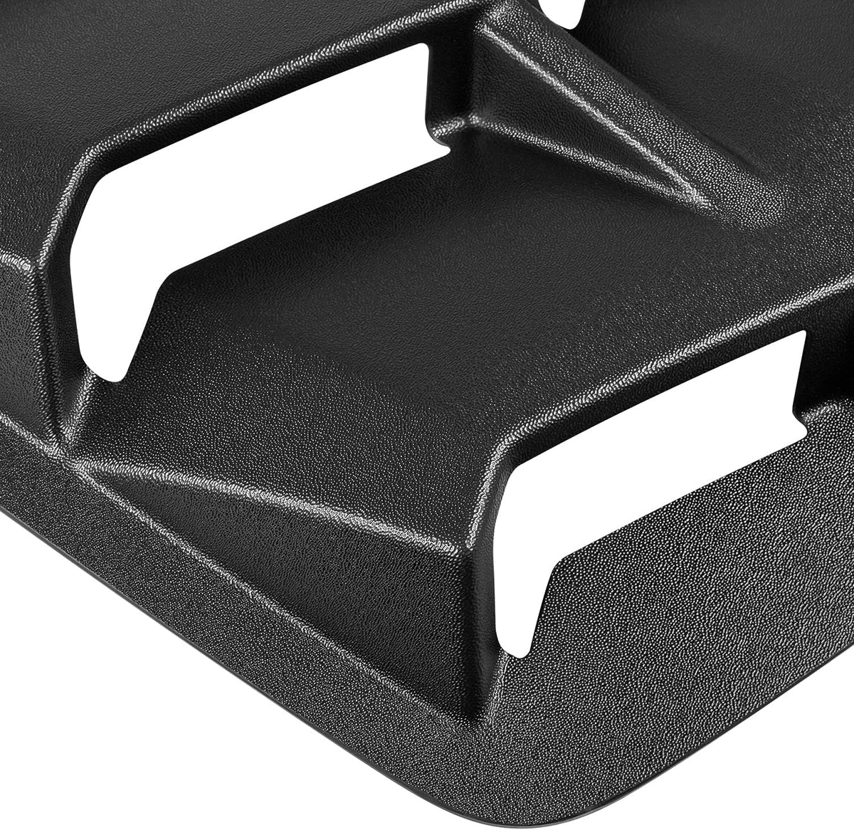 Rear Window Louver Sunshade Cover ABS Matte Black B879