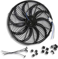 16" Heavy Duty Radiator Electric Fan 3000 Cfm Reversible Pack of 2 K909341