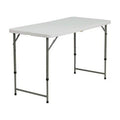 Plastic Rectangular Adjustable Folding Table O901