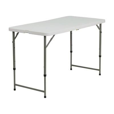 Plastic Rectangular Adjustable Folding Table O901