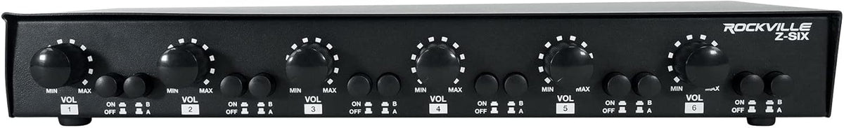 2 Source 6 Zone Audio Zoner with Volume Control O200274