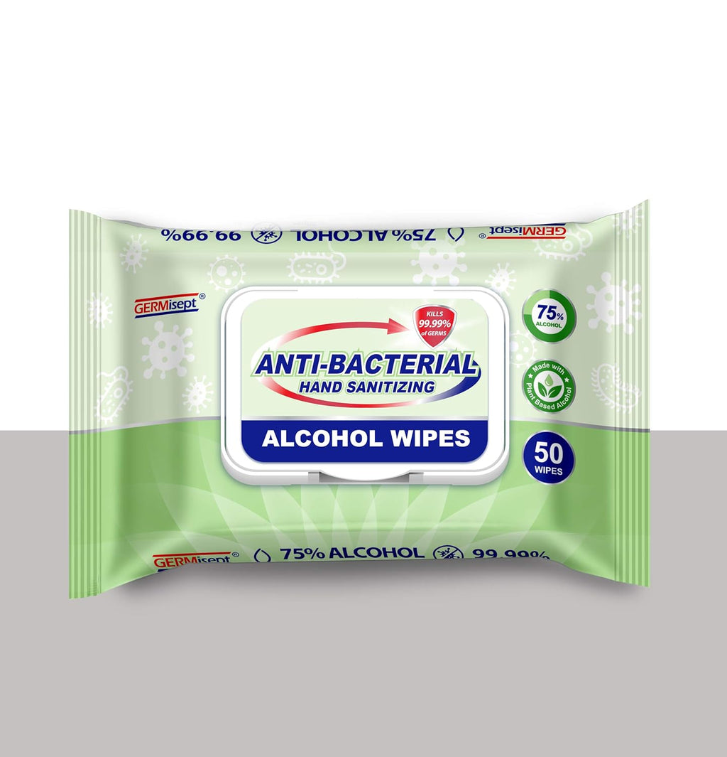 75% Alcohol Antiseptic Hand Sanitizer Wipes (1200 Wipes) B908