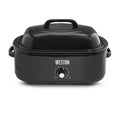 Black 18 qt Roaster C9372