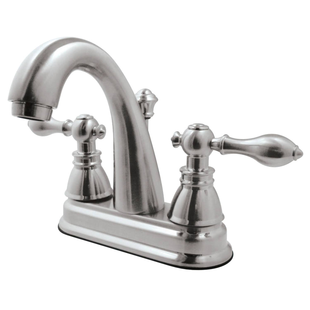 Satin Nickel Two-Handle Centerset Lavatory Faucet Y68047
