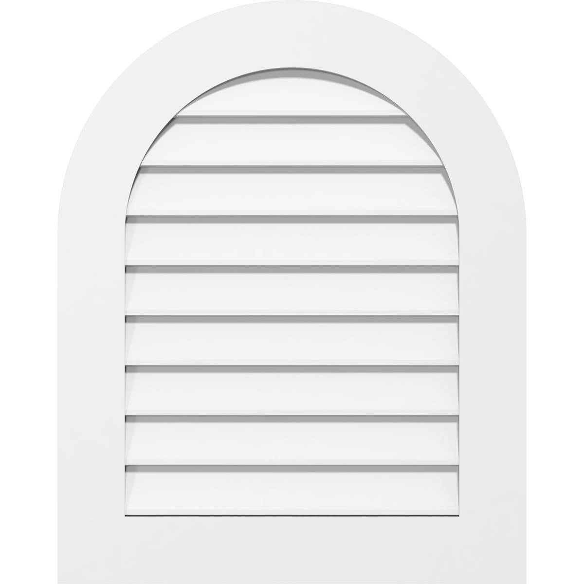 Round Top Surface Mount PVC Gable Vent L757298