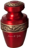 Scarlet Brass Cremation Urn K236034