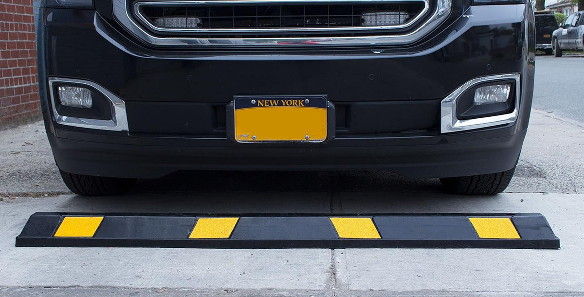 72 Inch Heavy Duty Rubber Parking Curb N85453