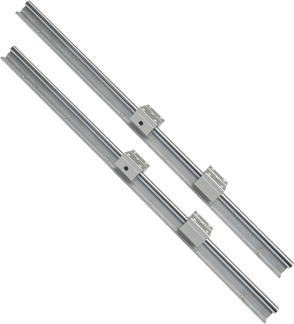 Linear Rail SBR12-1000mm 2Set Slider Guide with 4X SBR12UU Bearing Block M31361