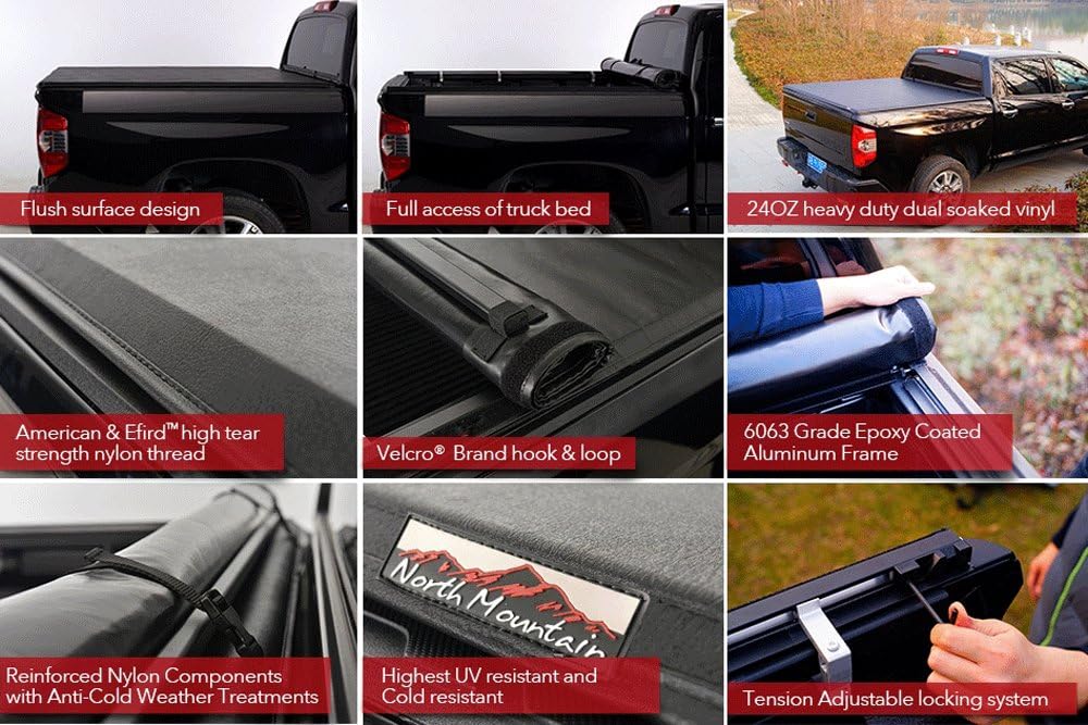 Soft Roll Up Tonneau Cover T768