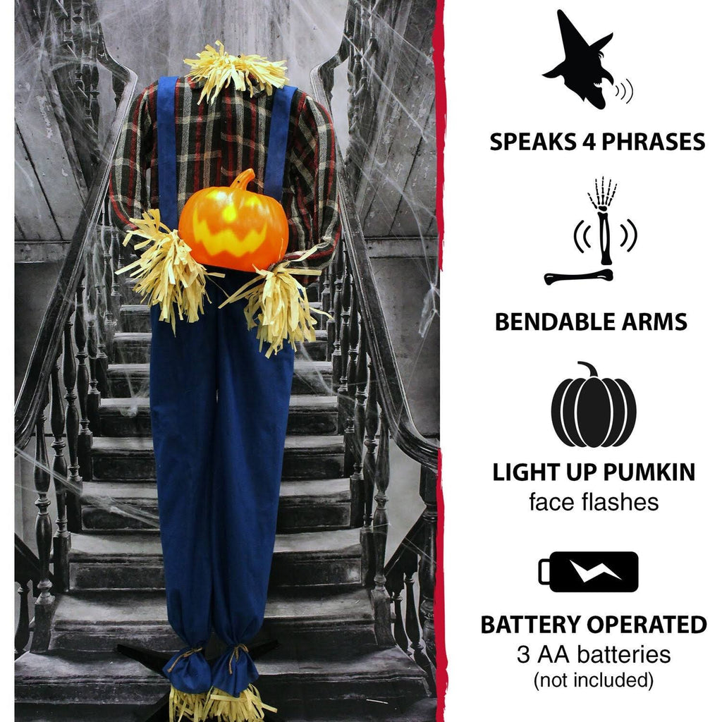 Life-Size Animatronic Scarecrow X691685
