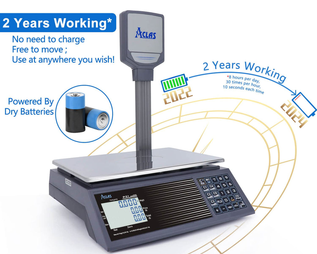 Price Computing Scale 30lb 0.01lb LCD Dual Screen Displays W240