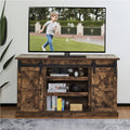 Espresso Sliding Barn Door TV Stand U885356
