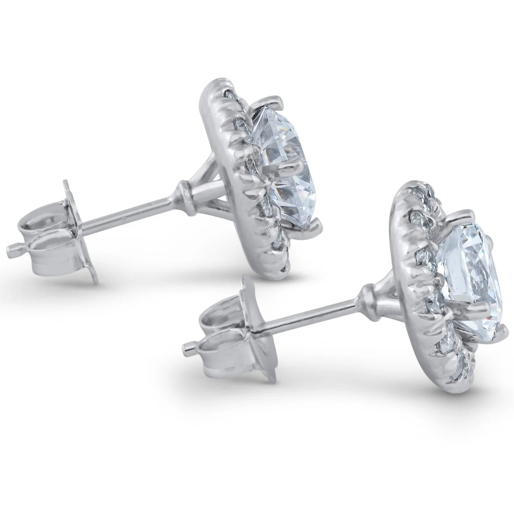14k White Gold Lab Grown Diamond Studs J44389